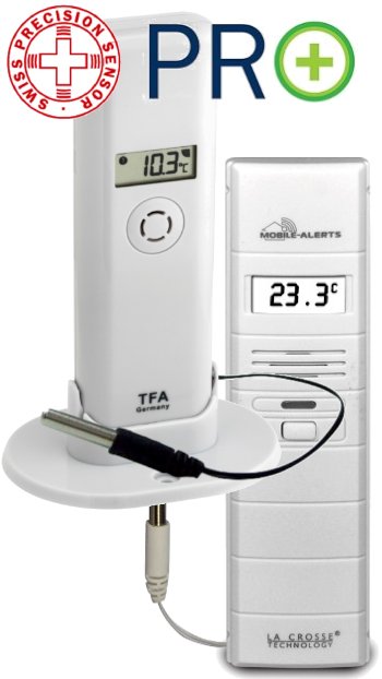 BL-MA10320/30.3302 MA Capteur thermomtre Hygromtre avec sonde filaire MOBILE ALERTS WHEATHERHUB PRO+ 