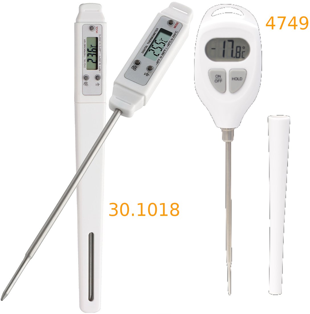 Thermo-Sonde-HACCP- Thermomtre  sonde format Pocket  tanche et alimentaire 