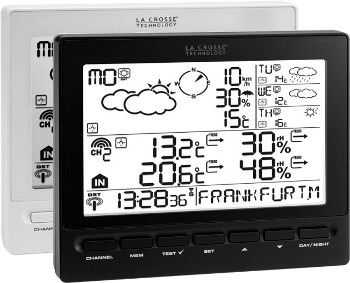 WM5300 Station Mto  DCF77 Previsions   3 Jours  +TH LA CROSSE TECHNOLOGY