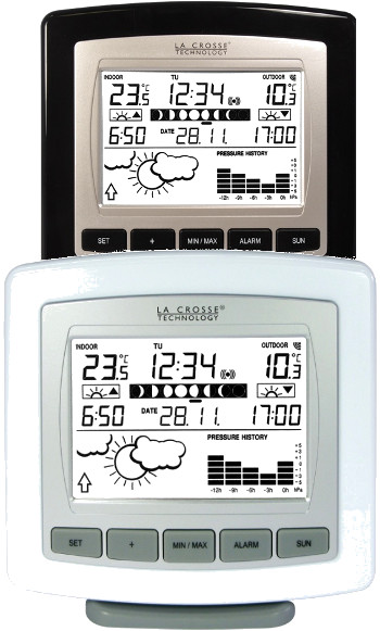 WS9251-IT+ Station Mto  Thermo sans fil  en IT+ phase de lune LA CROSSE TECHNOLOGY